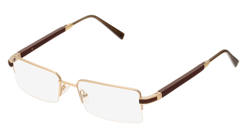 lunettes gold et wood 1