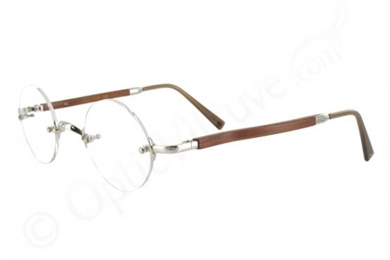 lunettes gold et wood femme 3