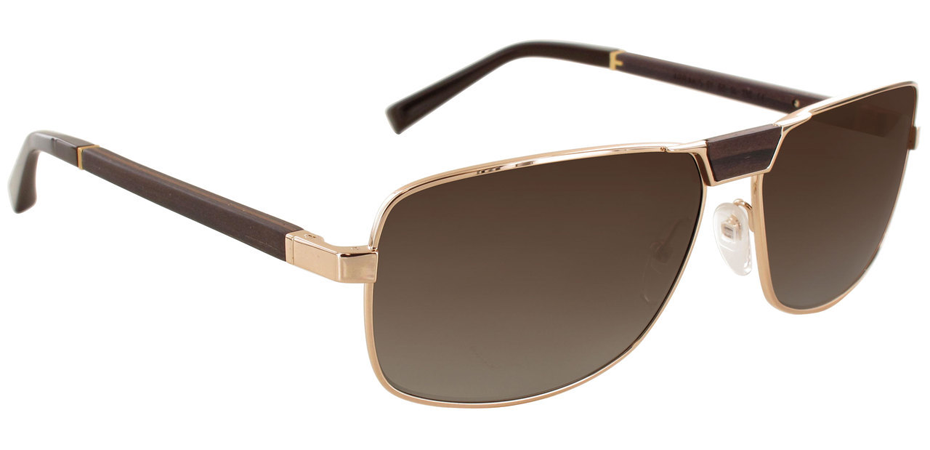 lunettes gold et wood 2