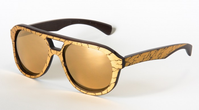 lunettes de soleil gold et wood 1